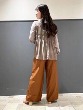 N. STAFFさん（レディース・157cm）の春コーディネート