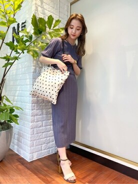 N. STAFFさん（レディース・157cm）の春コーディネート