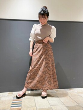 N. STAFFさん(レディース・157cm)の春コーディネート