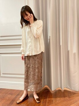 N. STAFFさん（レディース・164cm）の春コーディネート