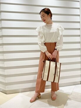 N. STAFFさん（レディース・159cm）の春コーディネート