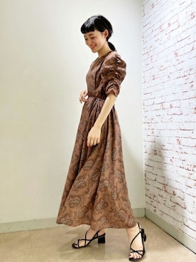 N. STAFFさん（レディース・157cm）の春コーディネート