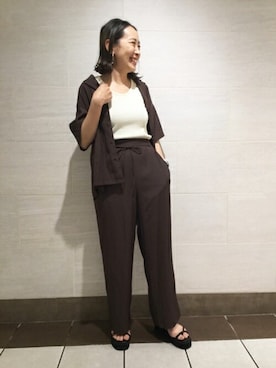 N. STAFFさん(レディース・157cm)の春コーディネート