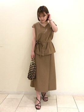 N. STAFFさん(レディース・156cm)の春コーディネート