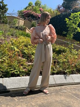 N. STAFFさん（レディース・156cm）の春コーディネート