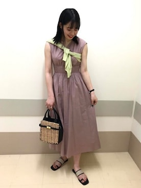 N. STAFFさん（レディース・165cm）の春コーディネート