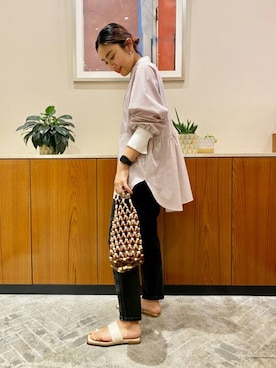 N. STAFFさん（レディース・155cm）の春コーディネート