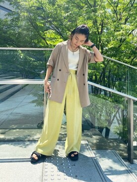 N. STAFFさん（レディース・155cm）の春コーディネート