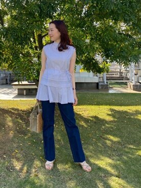 N. STAFFさん（レディース・159cm）の春コーディネート