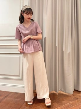 N. STAFFさん（レディース・164cm）の春コーディネート