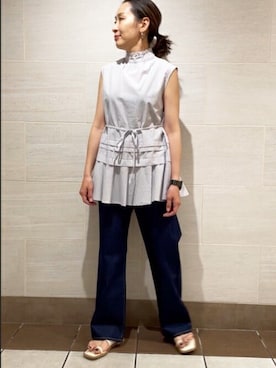 N. STAFFさん(レディース・157cm)の春コーディネート