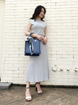 N. STAFFさん（レディース・160cm）の春コーディネート