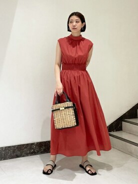 N. STAFFさん（レディース・158cm）の春コーディネート