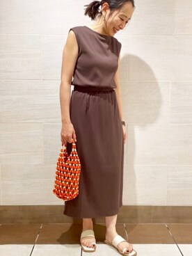 N. STAFFさん（レディース・157cm）の春コーディネート