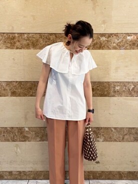 N. STAFFさん（レディース・157cm）の春コーディネート