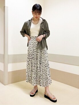 N. STAFFさん（レディース・165cm）の春コーディネート