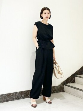 N. STAFFさん（レディース・158cm）の春コーディネート