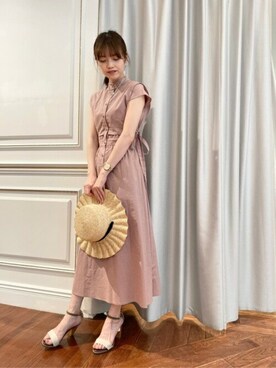 N. STAFFさん（レディース・164cm）の春コーディネート