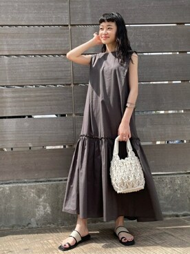 N. STAFFさん（レディース・157cm）の春コーディネート