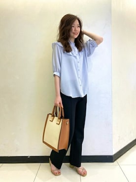 N. STAFFさん（レディース・160cm）の春コーディネート