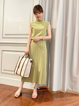 N. STAFFさん（レディース・164cm）の春コーディネート