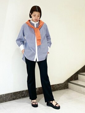 N. STAFFさん（レディース・158cm）の春コーディネート