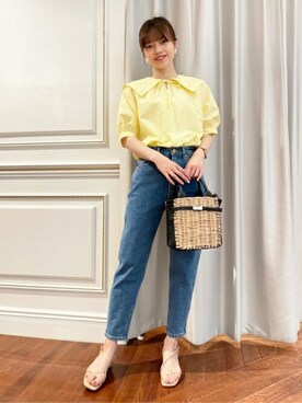 N. STAFFさん（レディース・164cm）の夏コーディネート