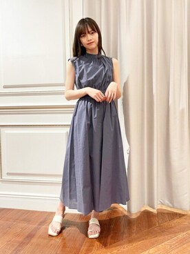 N. STAFFさん（レディース・164cm）の夏コーディネート