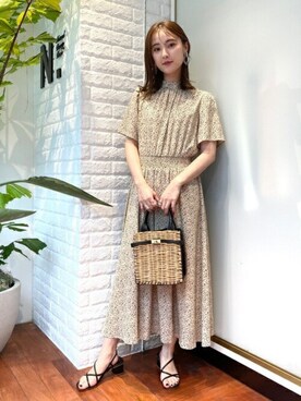 N. STAFFさん（レディース・157cm）の夏コーディネート
