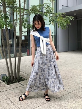 N. STAFFさん(レディース・165cm)の夏コーディネート