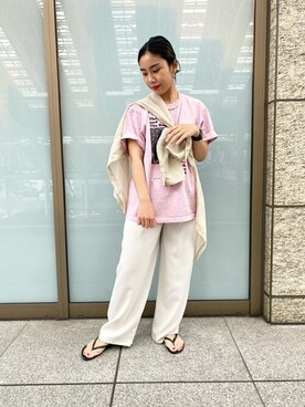 N. STAFFさん（レディース・155cm）の夏コーディネート