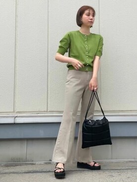 N. STAFFさん（レディース・158cm）の夏コーディネート