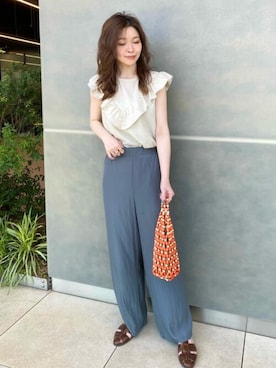 N. STAFFさん(レディース・160cm)の夏コーディネート