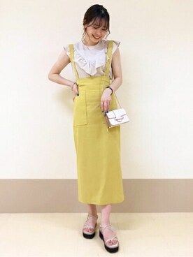 N. STAFFさん（レディース・165cm）の夏コーディネート