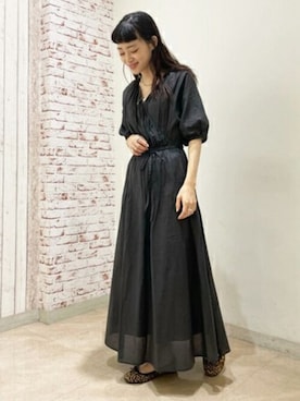 N. STAFFさん（レディース・157cm）の夏コーディネート