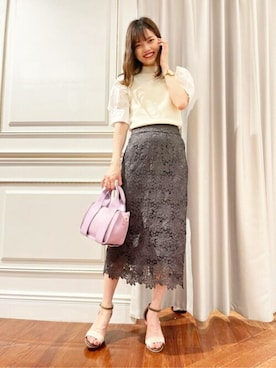 N. STAFFさん（レディース・164cm）の夏コーディネート