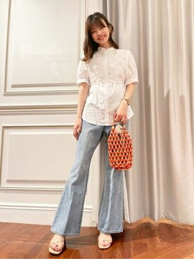 N. STAFFさん（レディース・164cm）の夏コーディネート