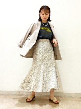 N. STAFFさん（レディース・160cm）の夏コーディネート