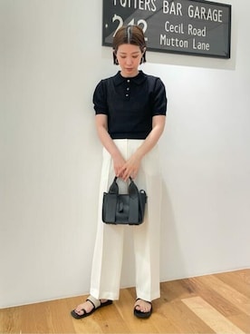 N. STAFFさん（レディース・158cm）の夏コーディネート