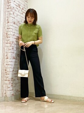 N. STAFFさん（レディース・160cm）の夏コーディネート