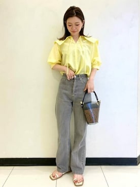 N. STAFFさん（レディース・160cm）の夏コーディネート