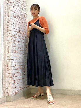 N. STAFFさん（レディース・160cm）の夏コーディネート