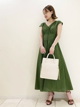 N. STAFFさん（レディース・156cm）の夏コーディネート