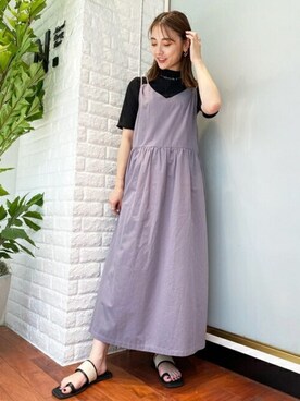 N. STAFFさん（レディース・157cm）の夏コーディネート