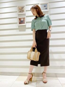 N. STAFFさん(レディース・159cm)の夏コーディネート