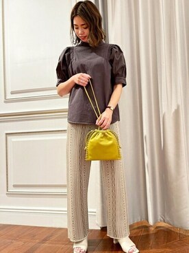 N. STAFFさん（レディース・162cm）の夏コーディネート