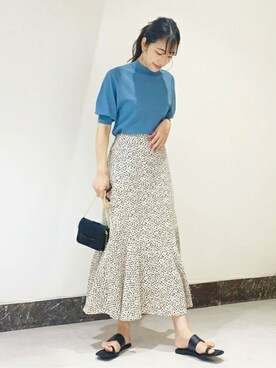 N. STAFFさん（レディース・160cm）の夏コーディネート