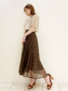 N. STAFFさん(レディース・156cm)の夏コーディネート