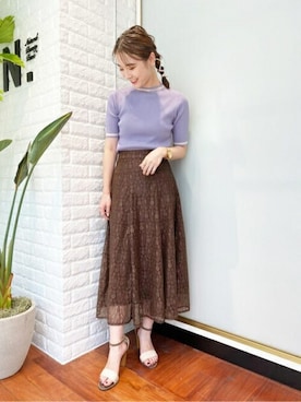 N. STAFFさん(レディース・157cm)の夏コーディネート