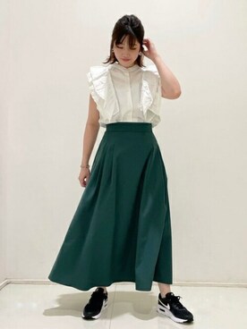 N. STAFFさん（レディース・158cm）の夏コーディネート